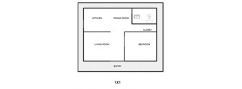 a floor plan of a small apartment