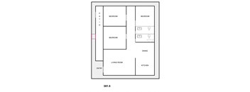 a floor plan of a small apartment