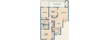 a floor plan of a house