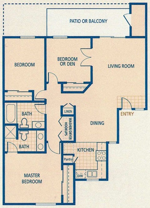 a floor plan of a house