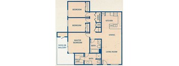 a floor plan of a house