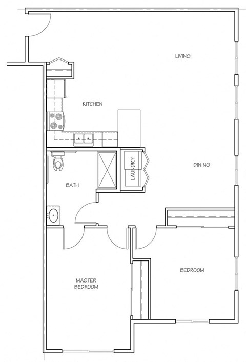 a floor plan of a house