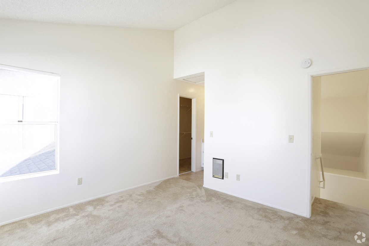 View of Master Bedroom from the window toward door