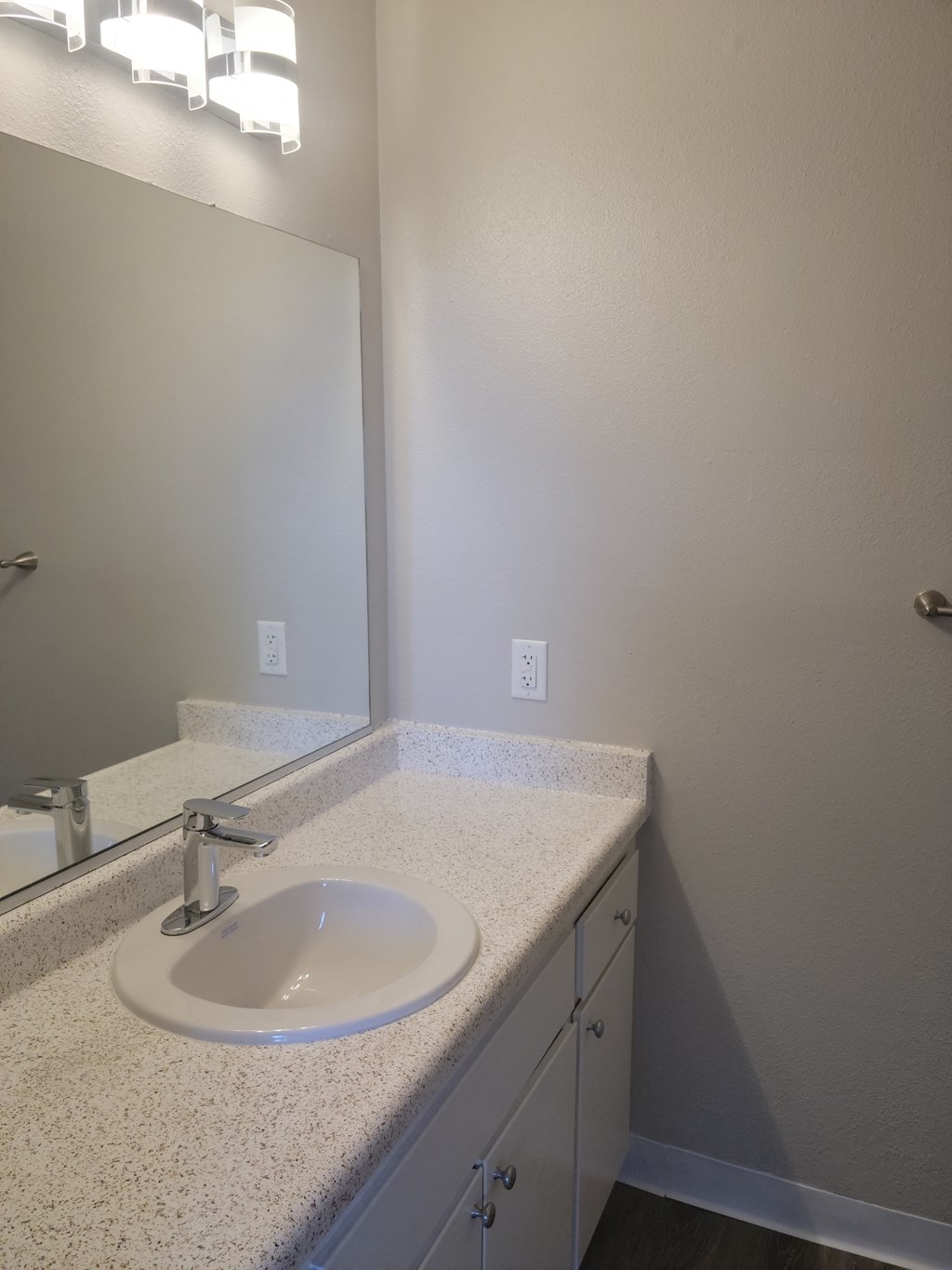 Bathroom at La Mesa Village apartments.