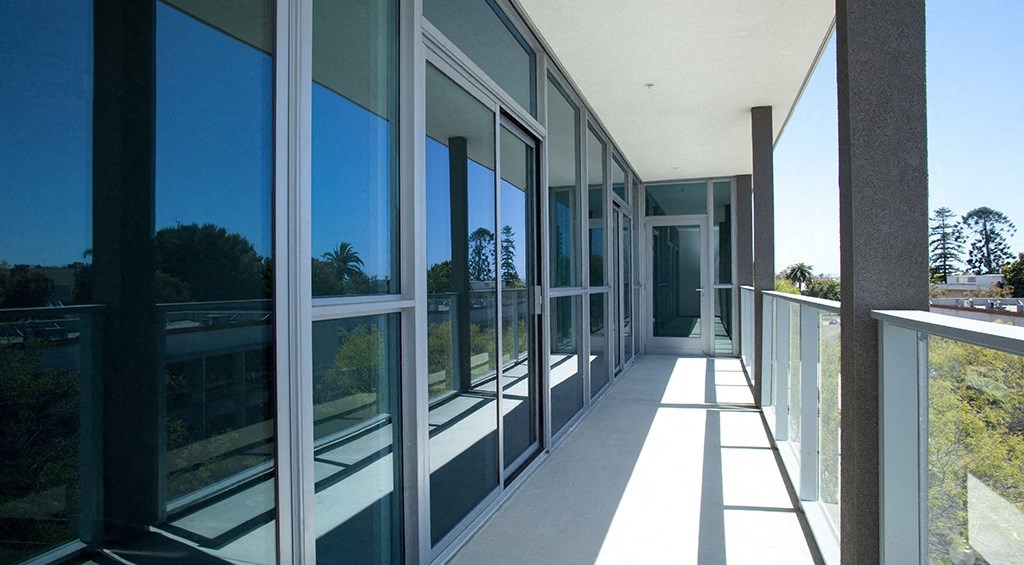 Balcony at 12th Street Lofts in Nataional City, California.