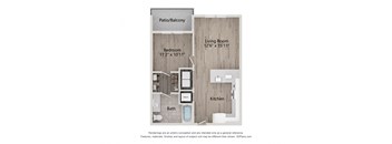 platform floor plan  studio  1 bedroom  1190 square feet  the artisan