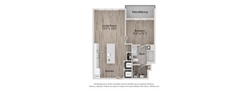 platform 1 bedroom floor plan  apartments