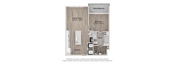 platform 1 bedroom floor plan  apartments