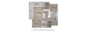 villa 1 bedroom floor plan the residences at sawmill estates