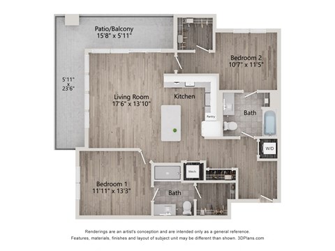villa 1 bedroom floor plan the residences at sawmill estates