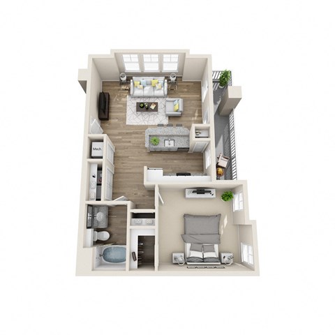 Bell Riverbend Village A1A floor plan