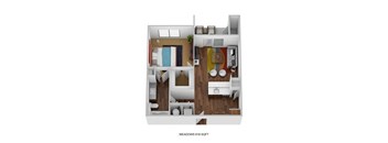 1 Bedroom A1A-M
