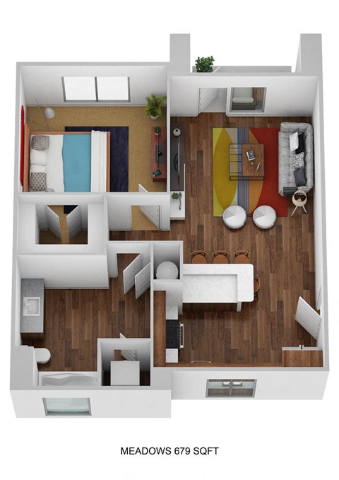 1 Bedroom A1C-M