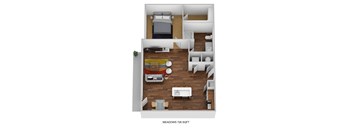 1 Bedroom A1D-M