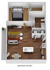 1 Bedroom A1D-M