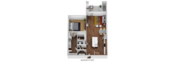 1 Bedroom A1F-M