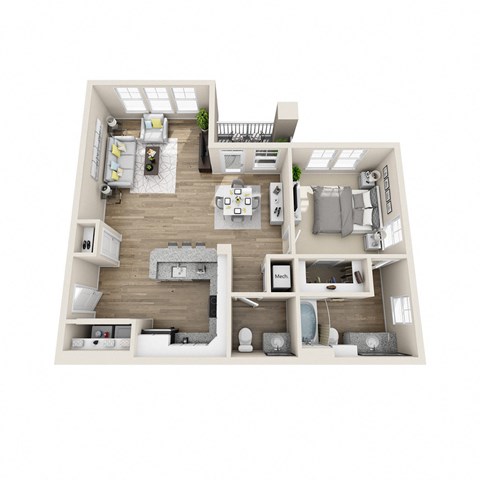 Bell Riverbend Village A2A floor plan