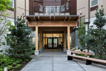 Entrance at Bell Marymoor Park, Washington, 98052