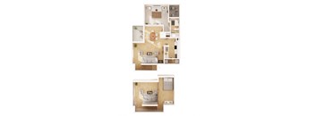 a floor plan of a house