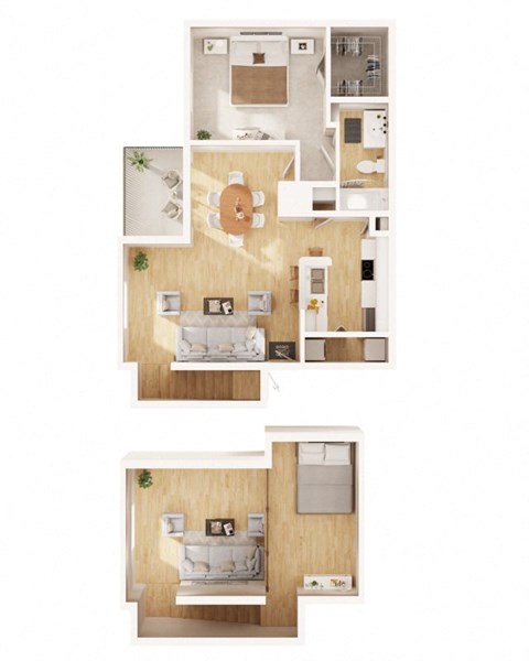 a floor plan of a house
