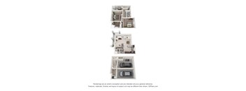 A series of four images showing different floor plans of a house.