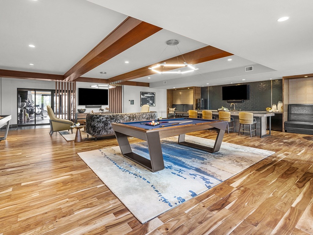 Bell Totem Lake_Clubhouse with Billiards Table