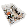 Azure 1 bedroom 1 bath