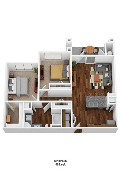 2 Bedroom B2A-S