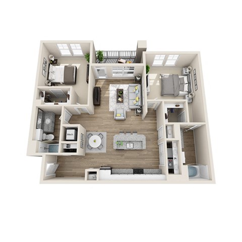 Bell Riverbend Village B2B floor plan
