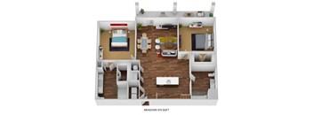 2 Bedroom B2B-M