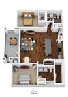 2 Bedroom B2D-S