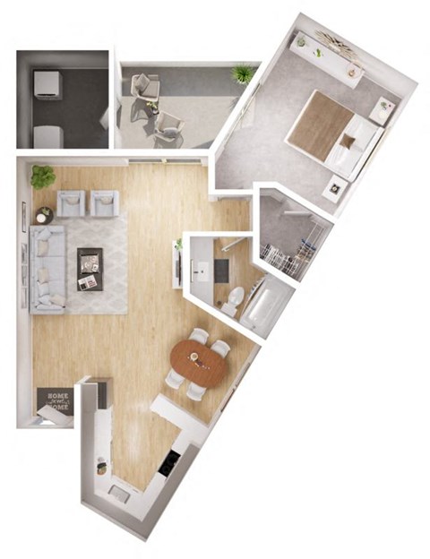 a floor plan of a home