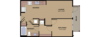 A1A_1BD 1 Bath_621sqft.