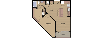 A1H _1BD 1 Bath_760sqft