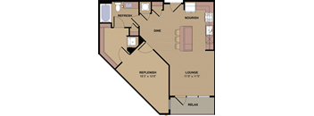 A1K _1BD 1 Bath_781sqft.