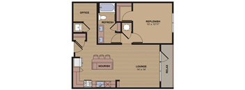 A1M_1BD 1 Bath_855sqft