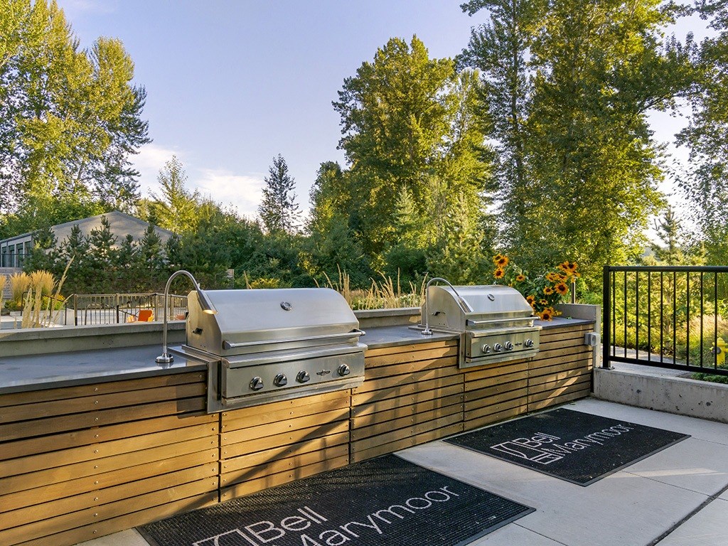 Outdoor grilling stations