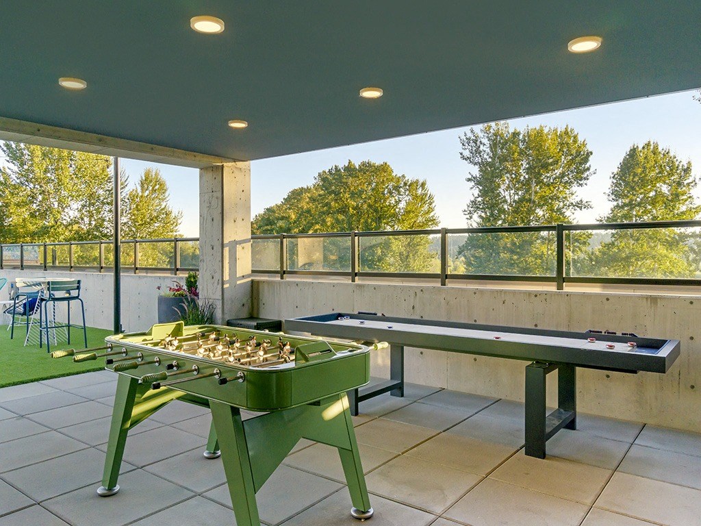 Games on Rooftop Deck