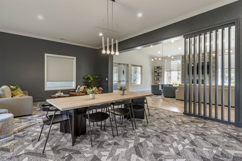 interior clubhouse meeting room