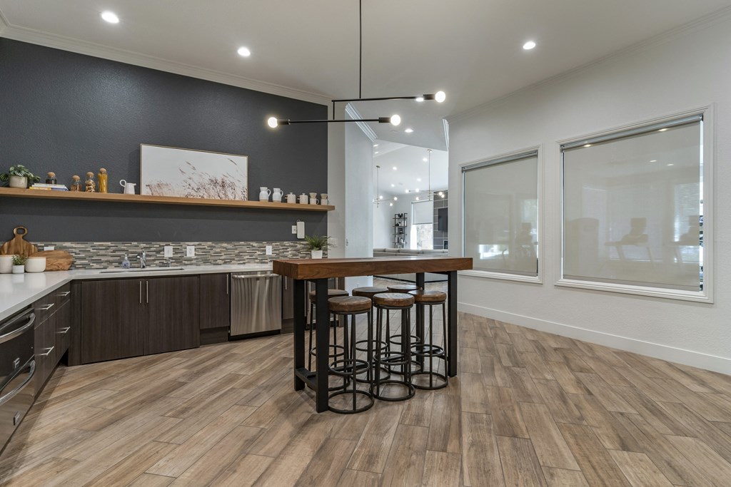 interior clubhouse coffee bar