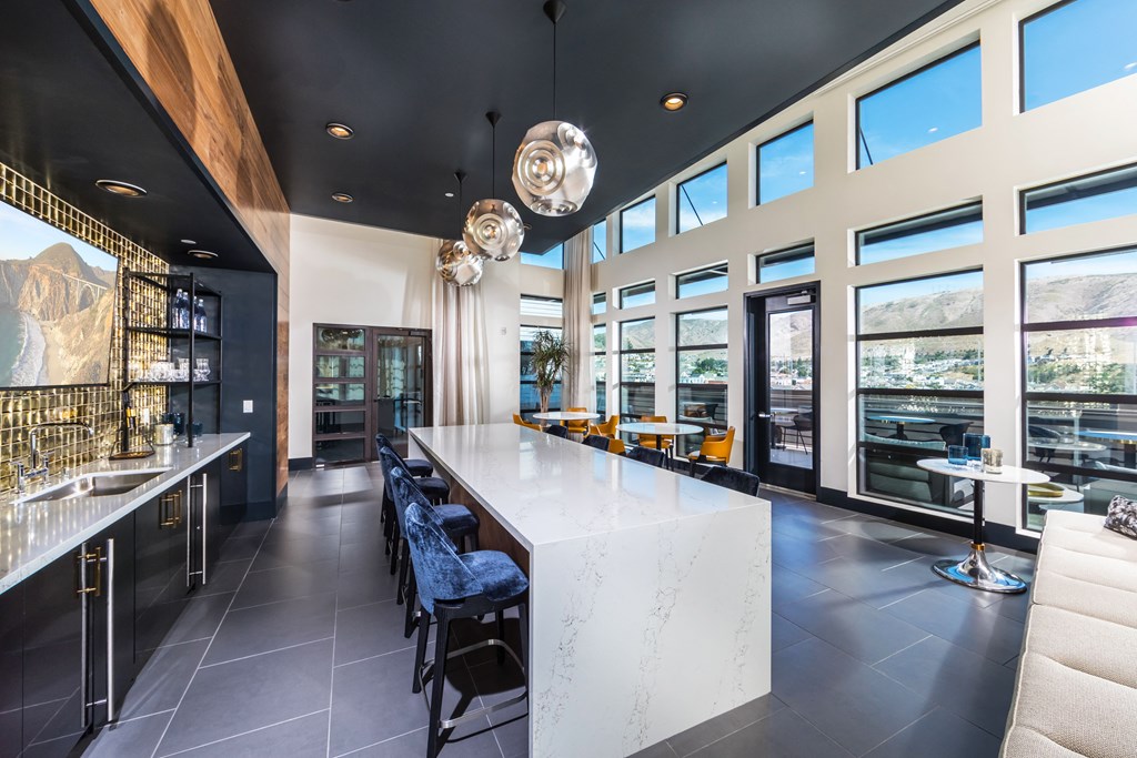 interior roof top lounge