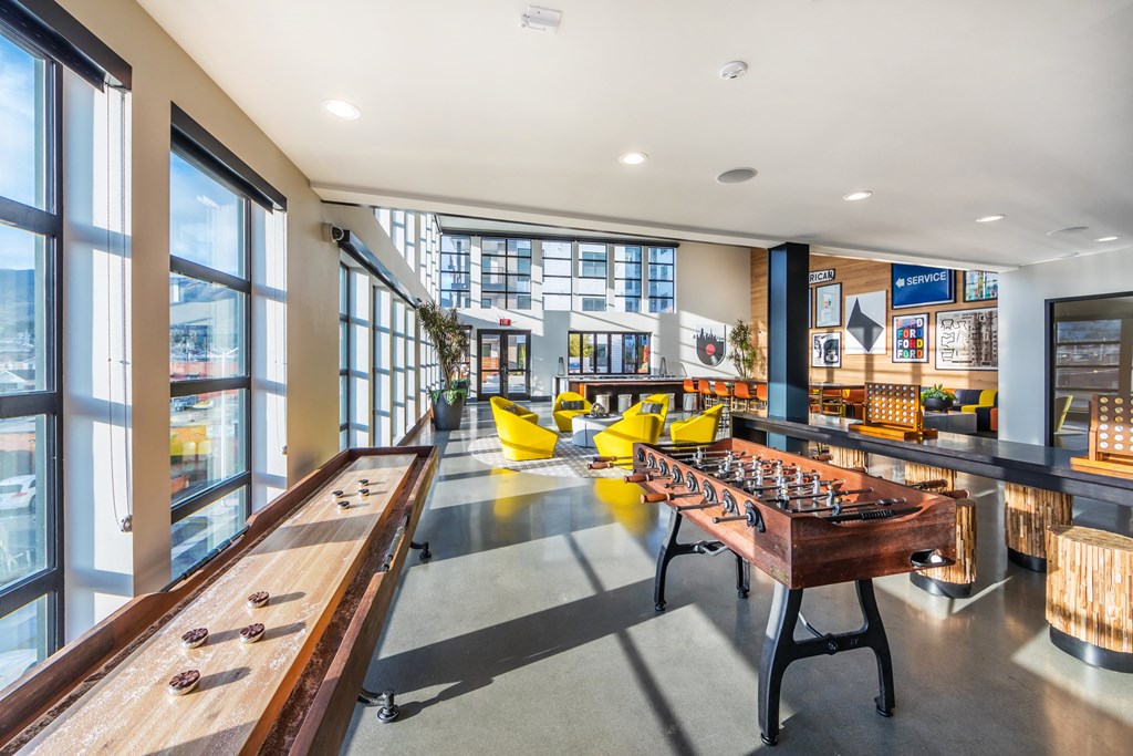 Bell South City Resident Lounge With Games