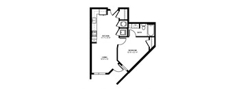 A1A_1 BD 1 Bath_612sqft