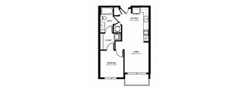 A1B_1 BD 1 Bath_616sqft