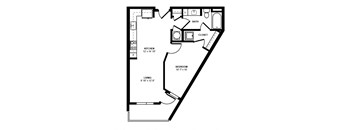 A1C_1 BD 1 Bath_631sqft.