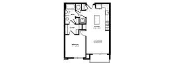 A1L_1 BD 1 Bath_724sqft.