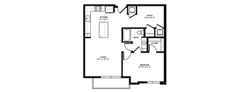 A1O_1 BD 1 Bath_920sqft