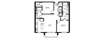 B2A_2 BD 2 Bath_1012sqft