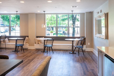 Cafe Area at Bell Annapolis on West, Annapolis