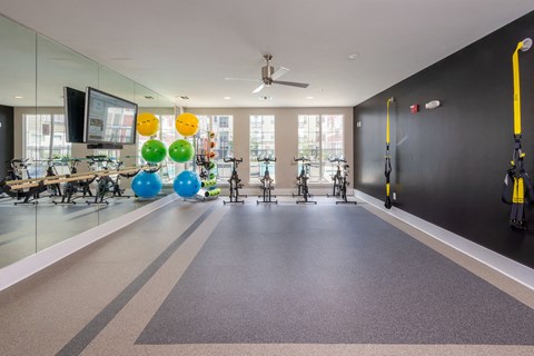 Cardio Yoga Area at Bell Annapolis on West, Maryland